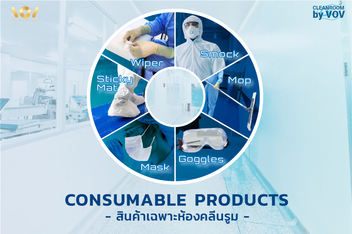 สินค้าเฉพาะห้องคลีนรูม (Cleanroom Consumables) ตัวช่วยสำคัญลดฝุ่น